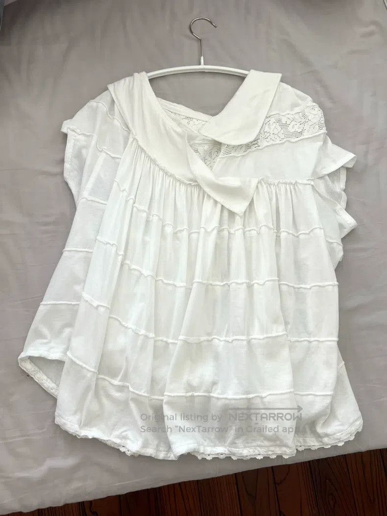 Comme des Garcons Comme Des Garcons Asymmetrical Floral Short Sleeve Size M / US 6-8 / IT 42-44 - 2 Thumbnail
