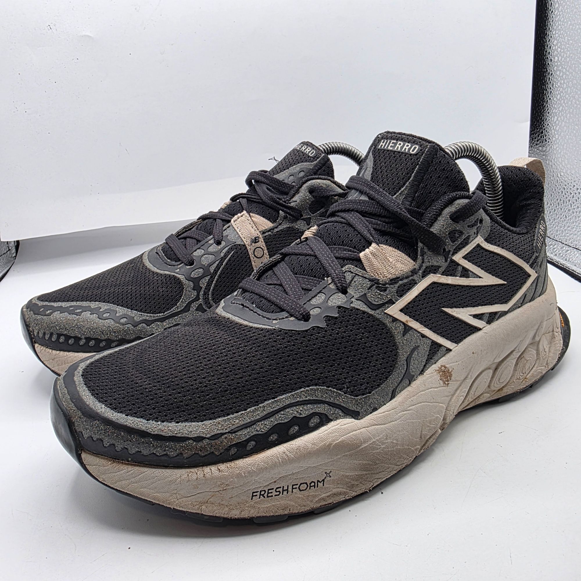 New Balance New Balance Fresh Foam X Hierro v8 Womens Size 10 Black Athl Size US 10 / IT 40 - 4 Thumbnail