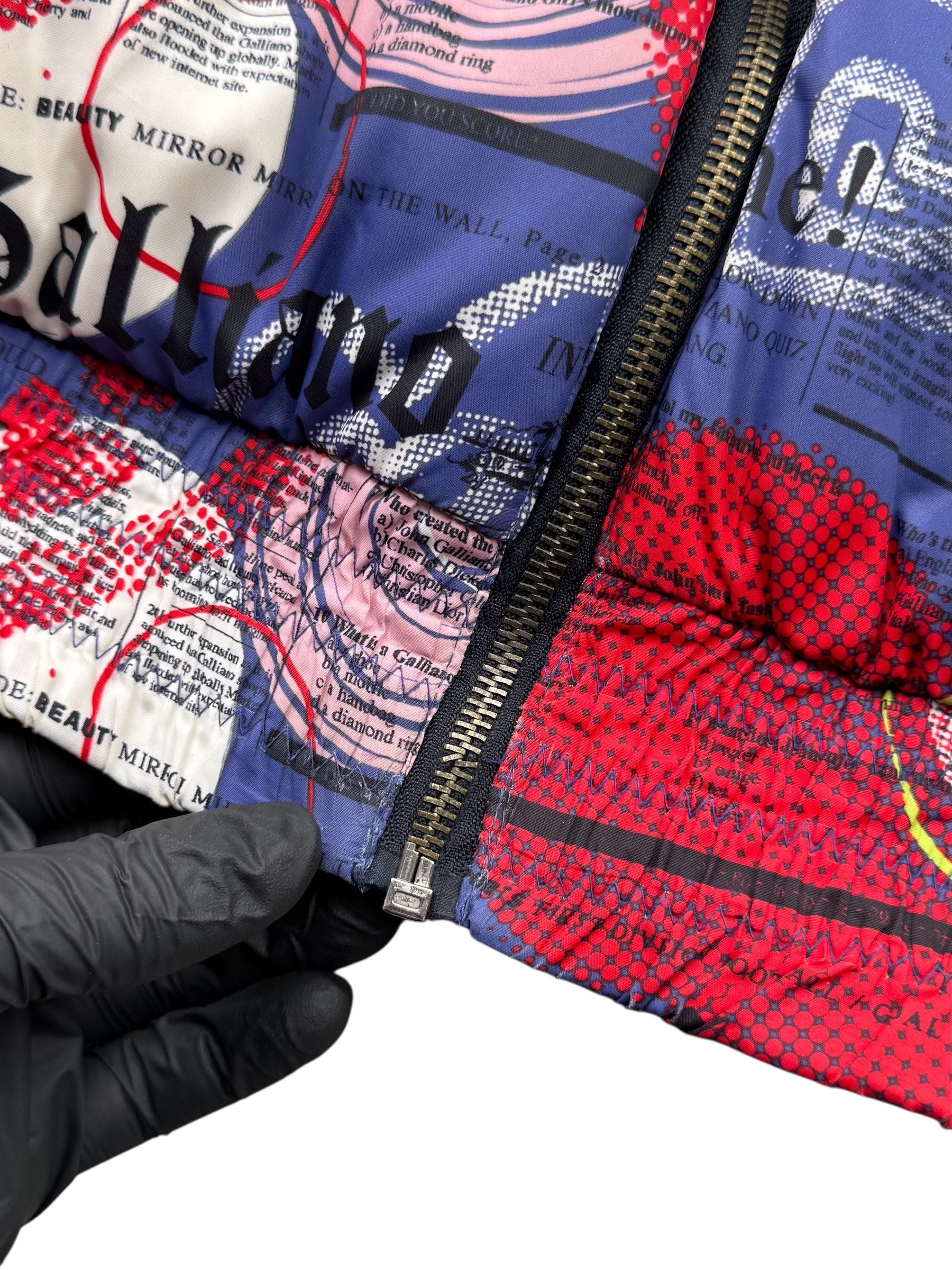 John Galliano Galliano Gazette Vintage Down Puffer Cropped Jacket D10 Size S / US 4 / IT 40 - 16 Thumbnail