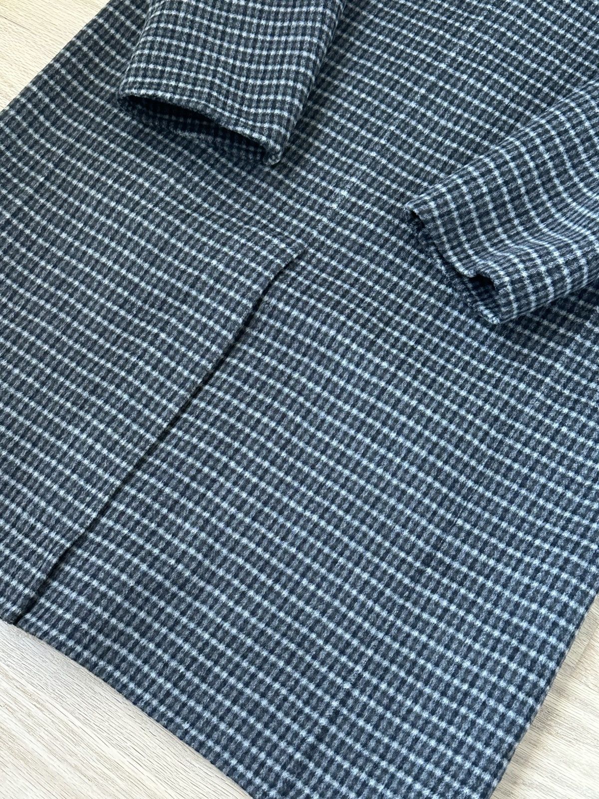 Theory Theory Men’s Gray Suffolk Wool Cashmere Double-Face Overcoat Size US M / EU 48-50 / 2 - 7 Thumbnail