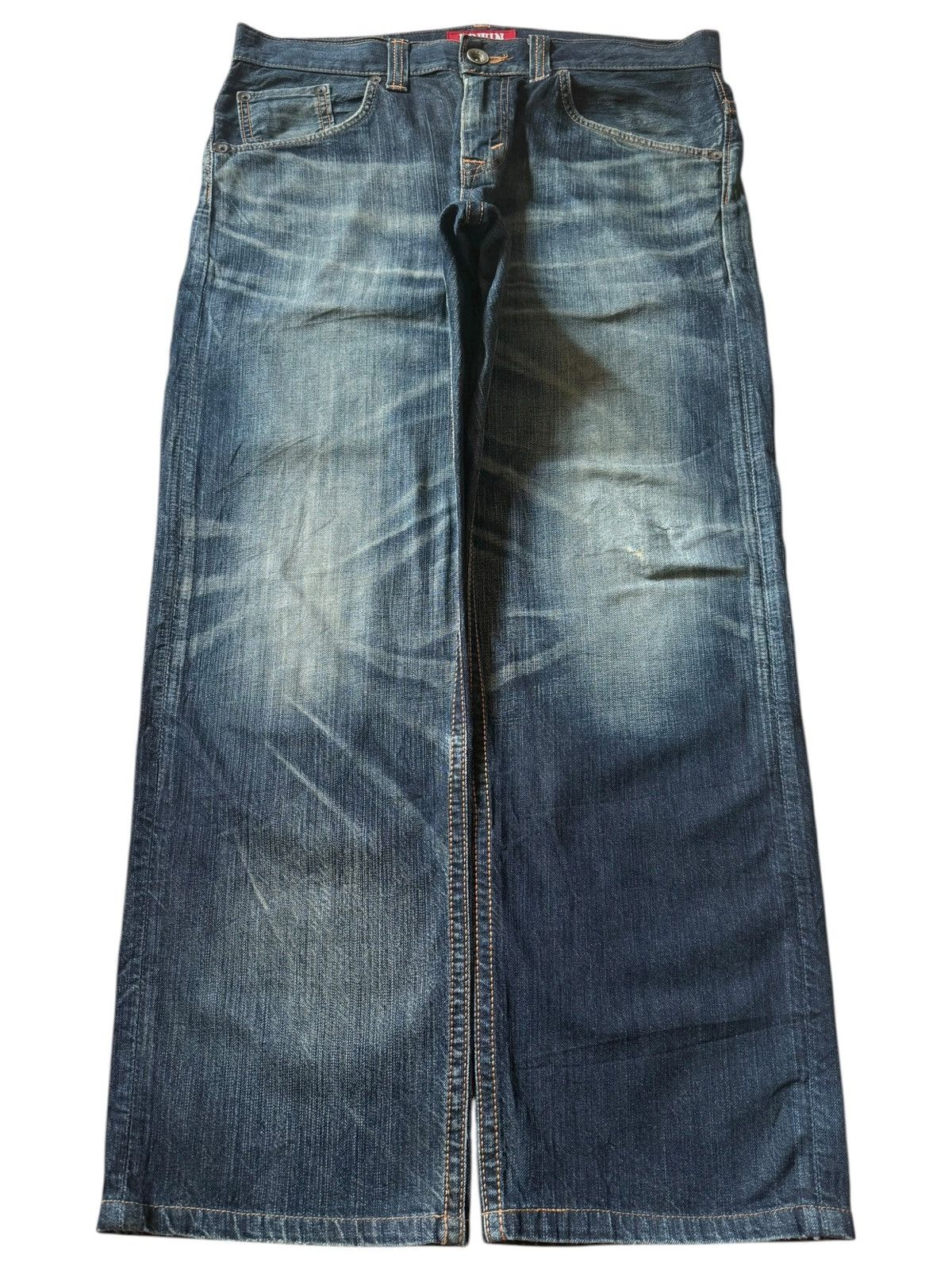 Edwin Exclusive Vintage Edwin XV Distress Baggy Jeans Size US 37 - 1 Thumbnail