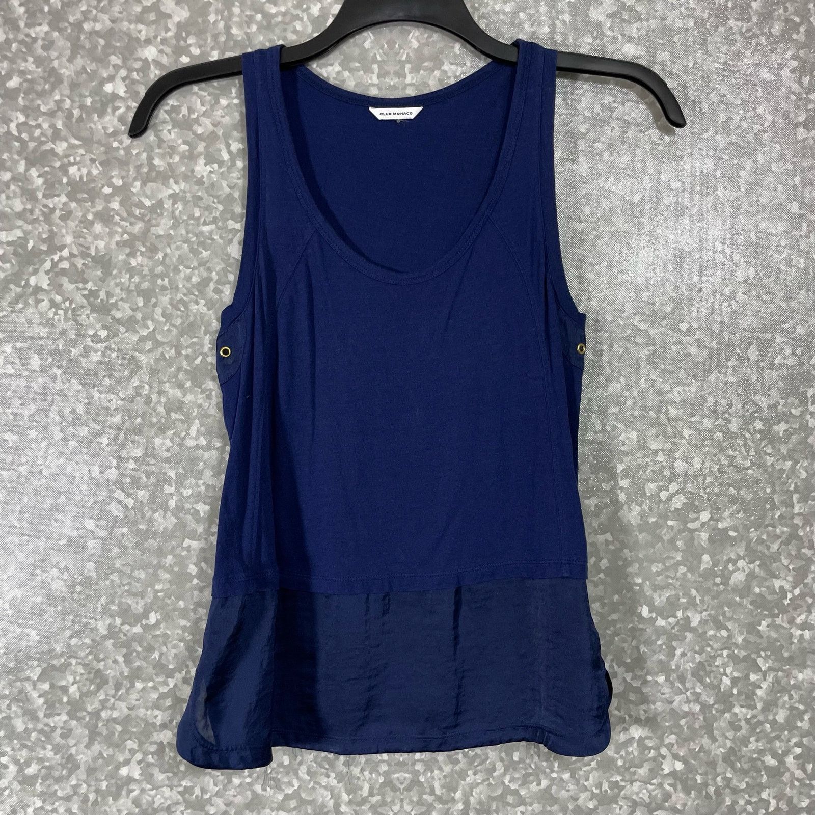 Club Monaco Club Monaco Women’s Navy Blue Minimalist Sleeveless Top - XS Size XS / US 0-2 / IT 36-38 - 1 Thumbnail