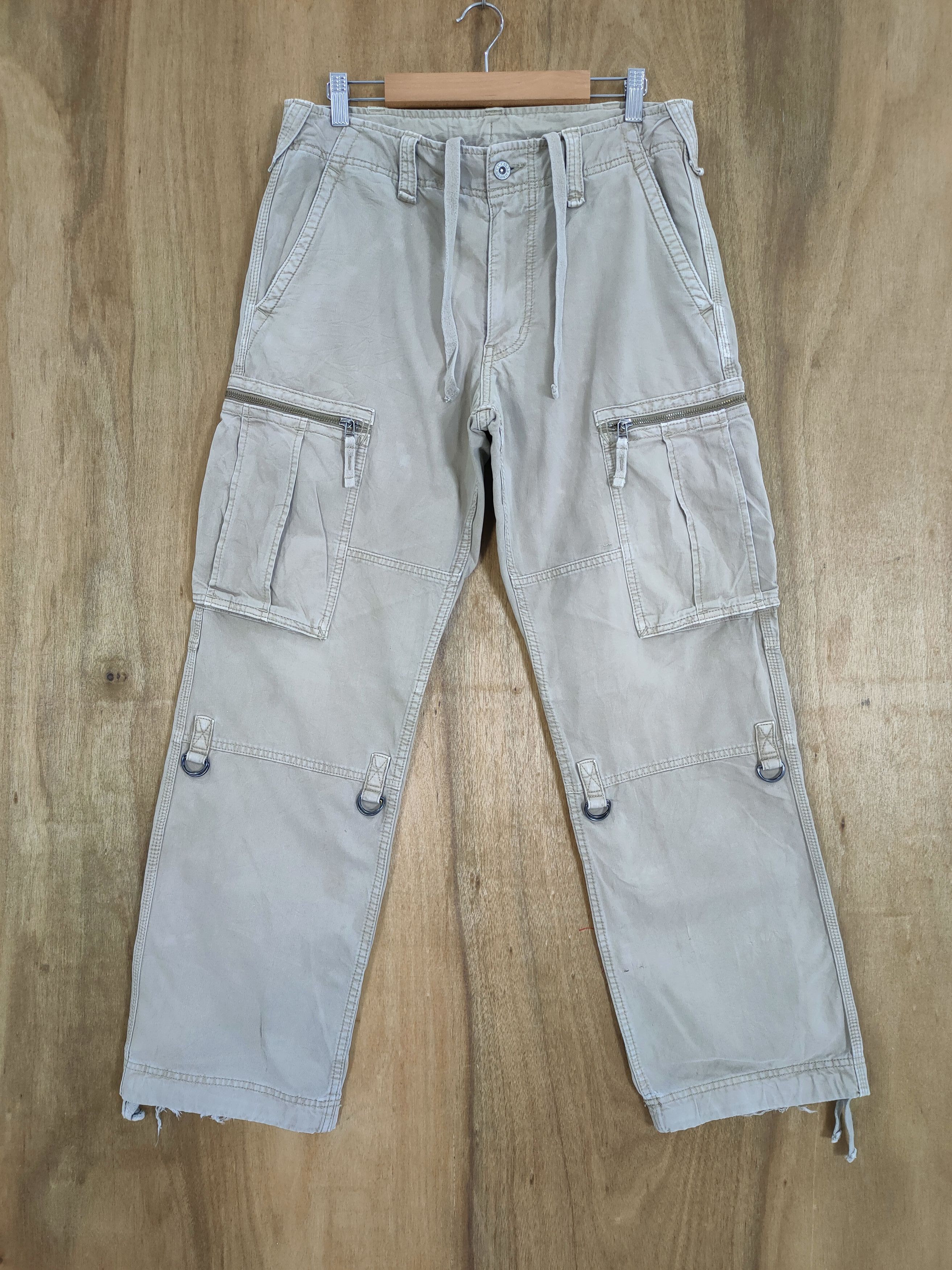 Japanese Brand W32 VINTAGE JAPANESE RIPPEP CARGO PANTS Size US 32 / EU 48 - 1 Thumbnail