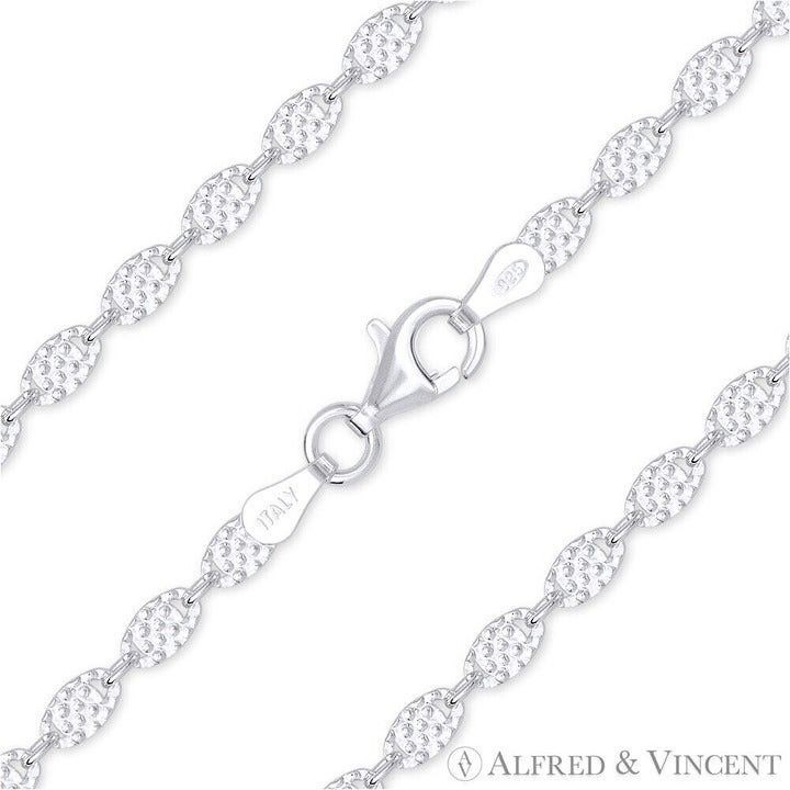Other Cactus Link Textured Flat Link Italian Chain Anklet Size 9 Size ONE SIZE - 1 Preview