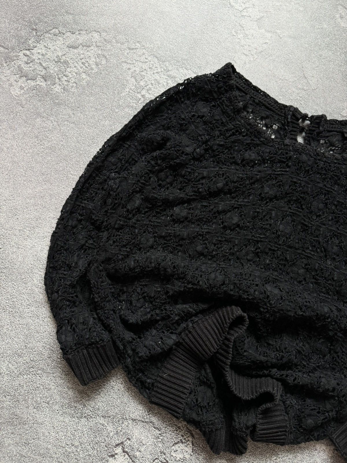 Isabel Marant × Isabel Marant Etoile × Vintage Isabel Marant 1 black mesh knitwear sweater long sleeve Size S / US 4 / IT 40 - 2 Thumbnail