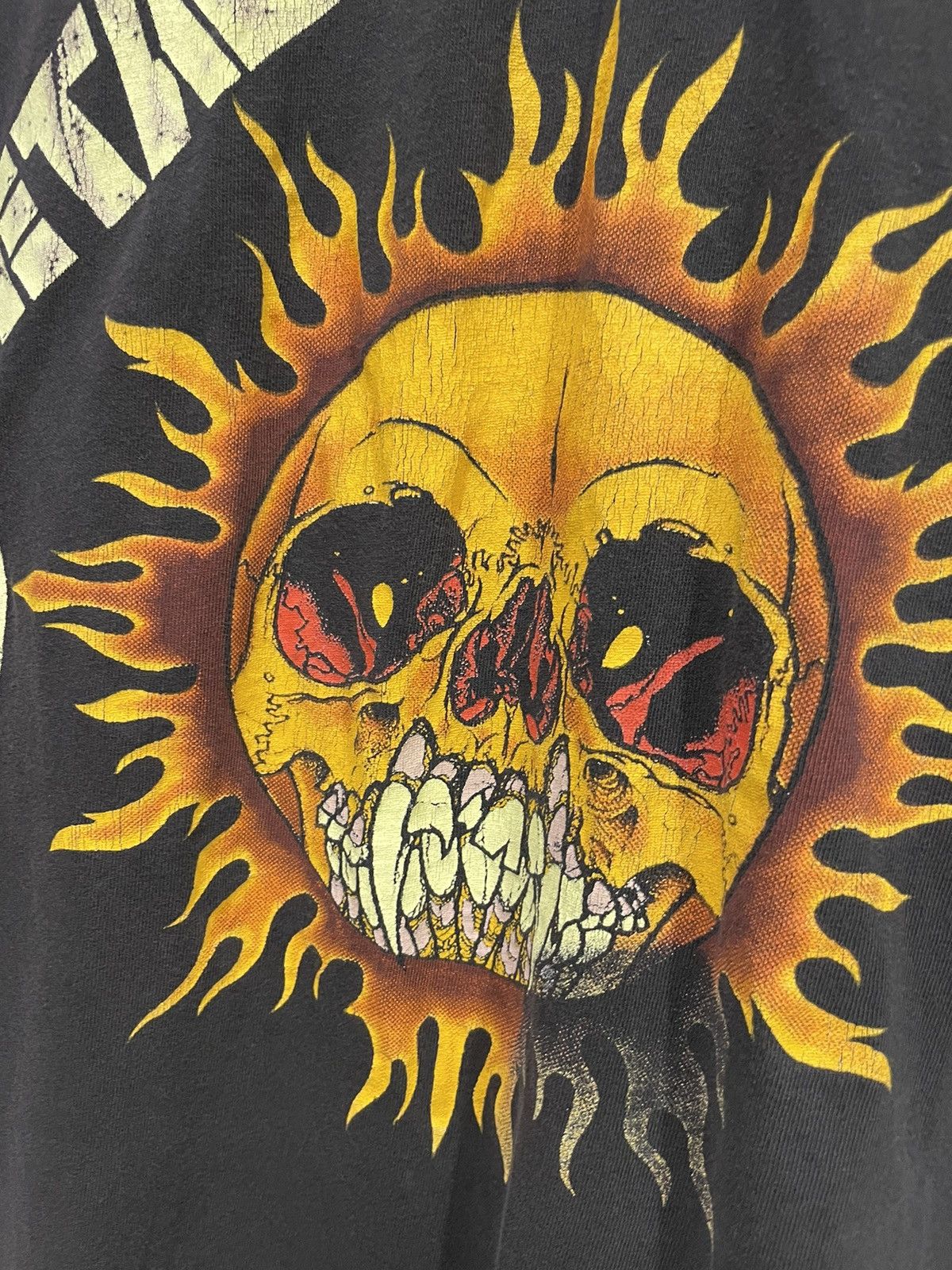 Band Tees Vintage 1990s Metallica Pushead Sun Size US XL / EU 56 / 4 - 4 Thumbnail