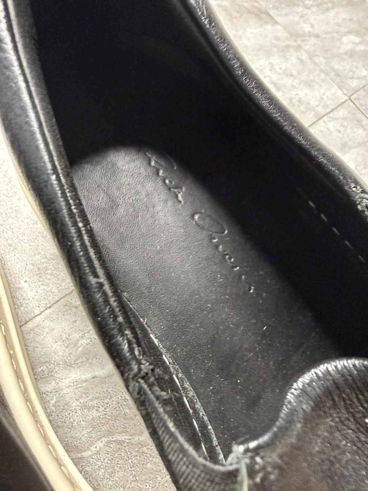 Rick Owens Rick Owens Low Top Boat Sneakers “Mainline” Size US 5 / IT 35 - 5 Thumbnail