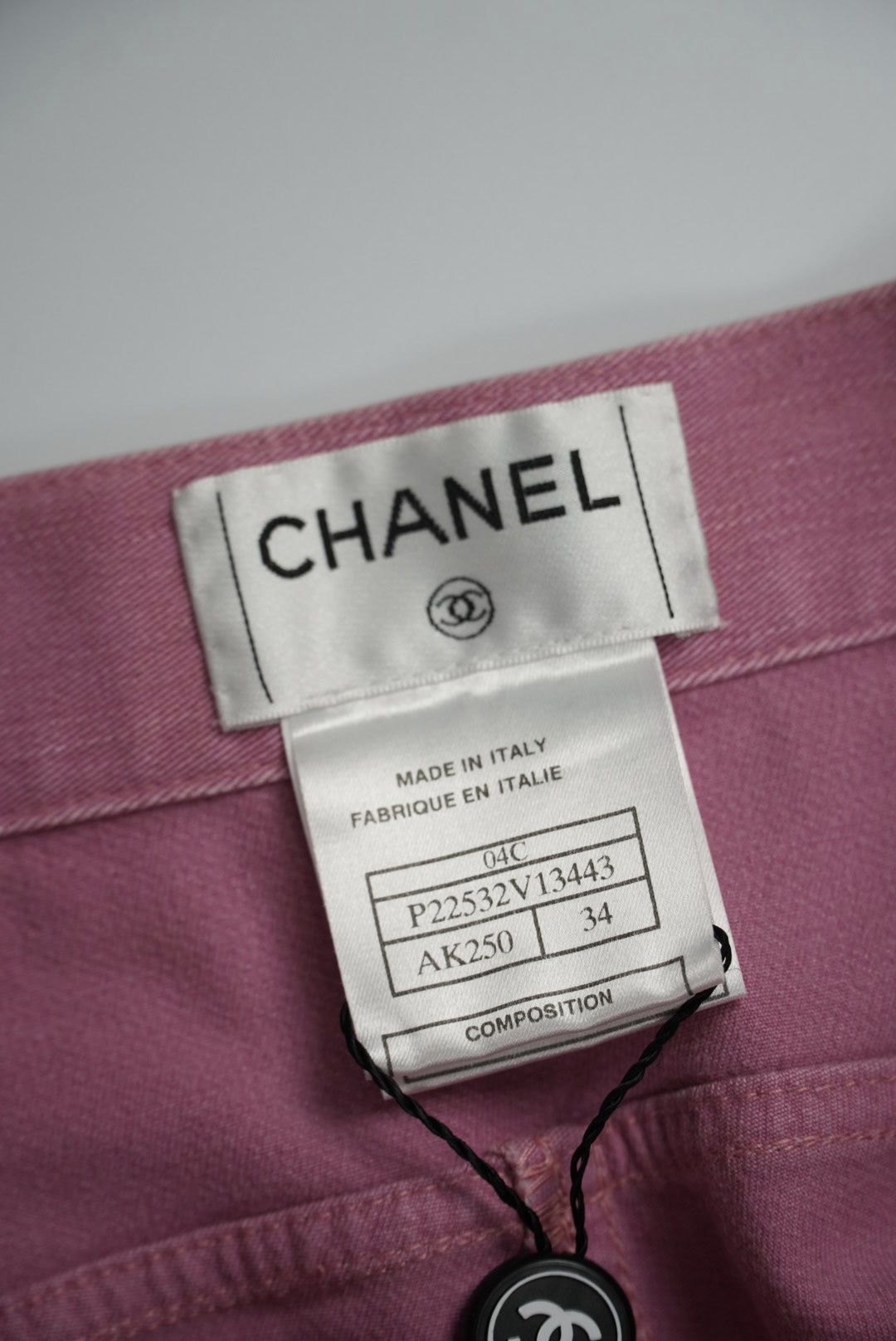 Chanel Chanel 2004 Pink Flare Jeans with Quilted Front Pockets Size 24" / US 00 / IT 34 - 10 Thumbnail