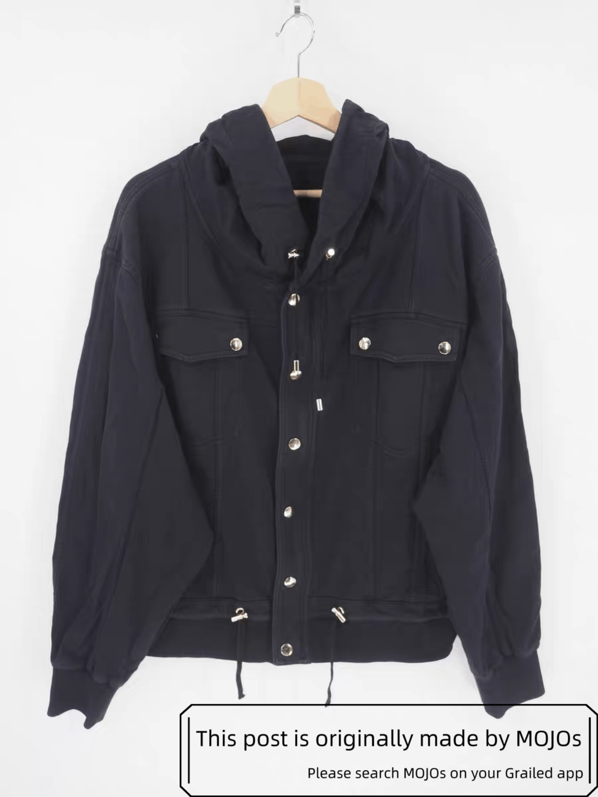Balmain 20SS Zip-up Hoodie Jacket mojos52
