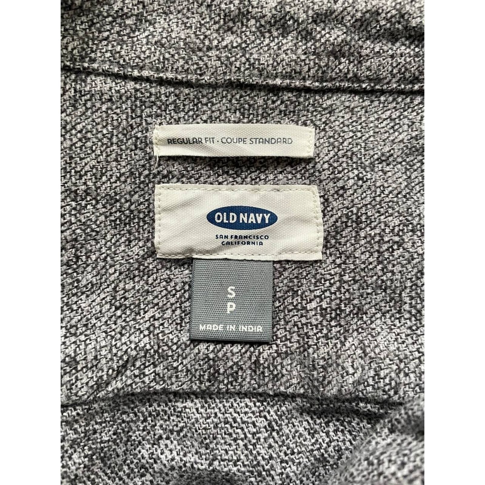 Old Navy Vintage Old Navy Gray Textured Shirt Jacket Fit S Workwear Size US S / EU 44-46 / 1 - 7 Thumbnail