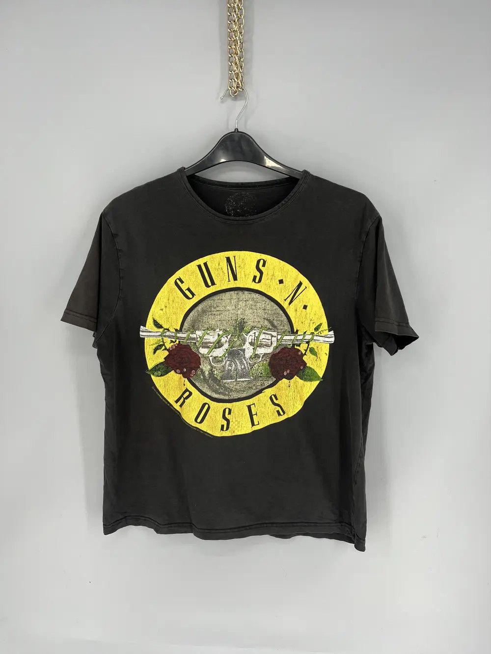 Band Tees Vintage Guns N’ Roses 🌹 Big Logo Double Sided T-Shirt Size US XL / EU 56 / 4 - 2 Thumbnail