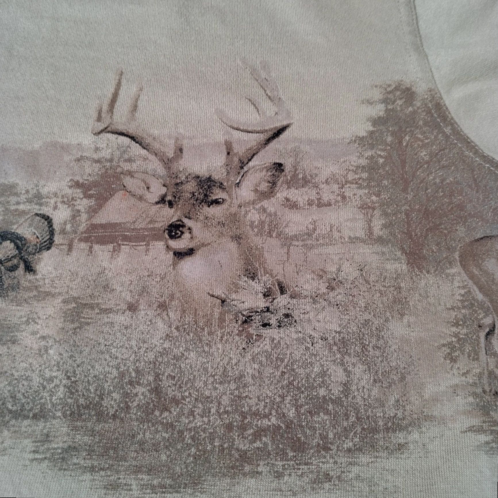 Vintage VINTAGE Redhead Henley Shirt Men XL Buck Deer Turkey Hunting Hunt Tan Animals Cabincore Size US XL / EU 56 / 4 - 7 Thumbnail