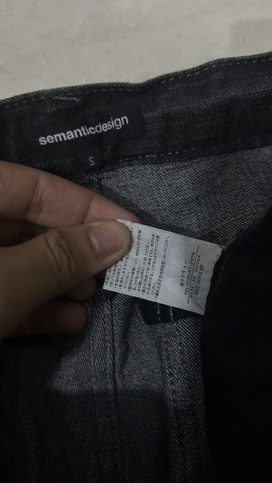 semanticdesign 🔥SEMANTIC DESIGN STONE WASH DENIM PUNK Size 30" / US 8 / IT 44 - 4 Thumbnail