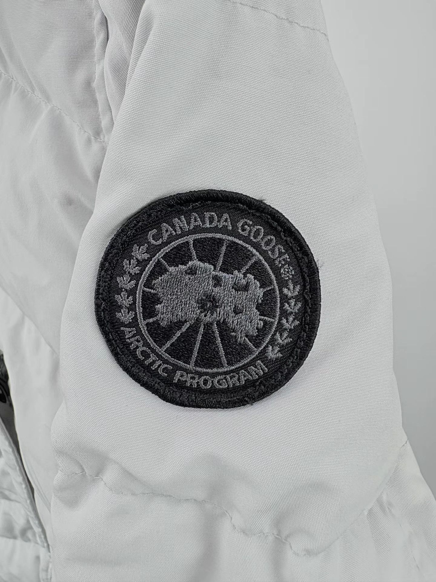 Canada Goose CANADA GOOSE Light Grey Black Label Long Down Parka Size S / US 4 / IT 40 - 3 Thumbnail