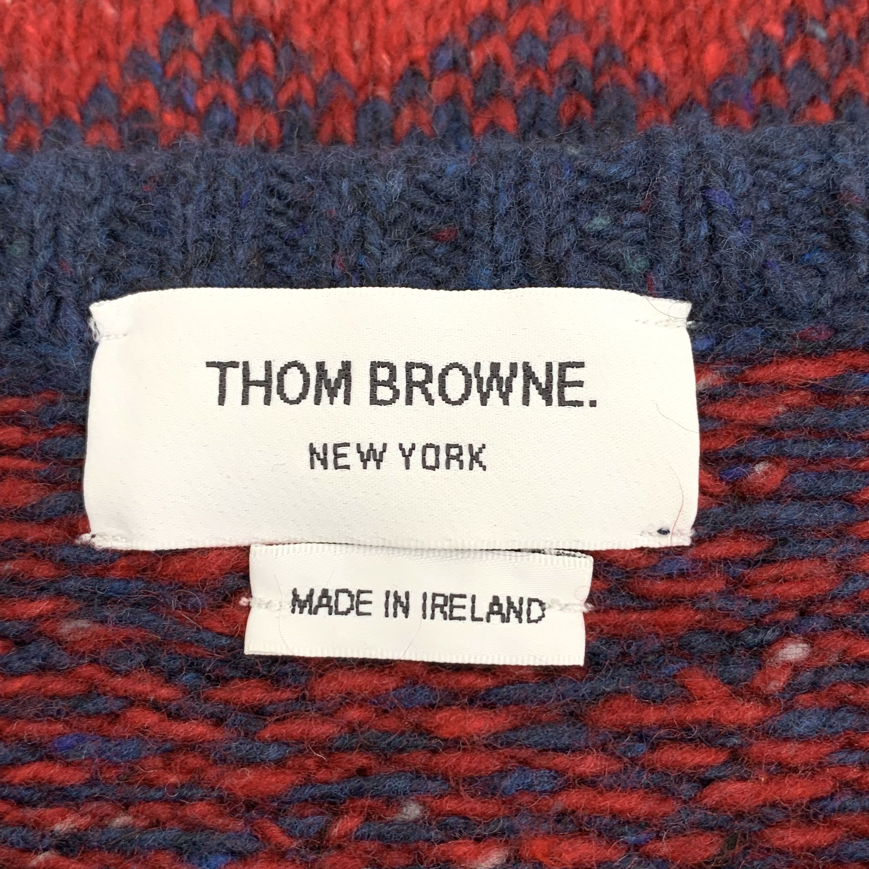 Thom Browne Thom Browne Animal Intarsia Wool Sweater (2) Size US M / EU 48-50 / 2 - 5 Thumbnail