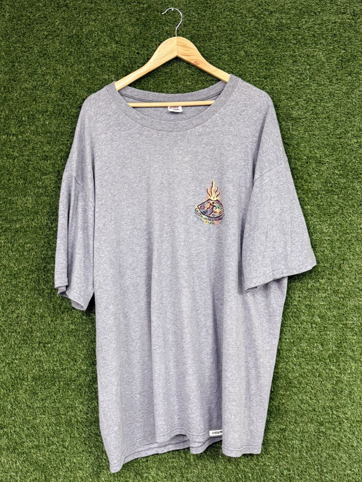Vintage Vintage Heavyweight Tiki Tribal Fire Hawaii Tee Grey XXL 2XL Size US XXL / EU 58 / 5 - 2 Thumbnail