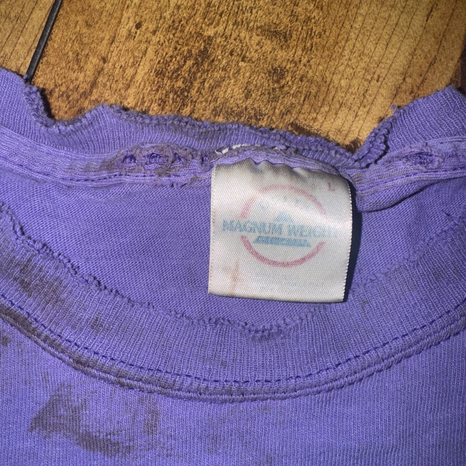 Band Tees × Vintage Vintage Hawaii USA T-Shirt Purple L 20x25 Distressed Graphic Size US L / EU 52-54 / 3 - 6 Thumbnail