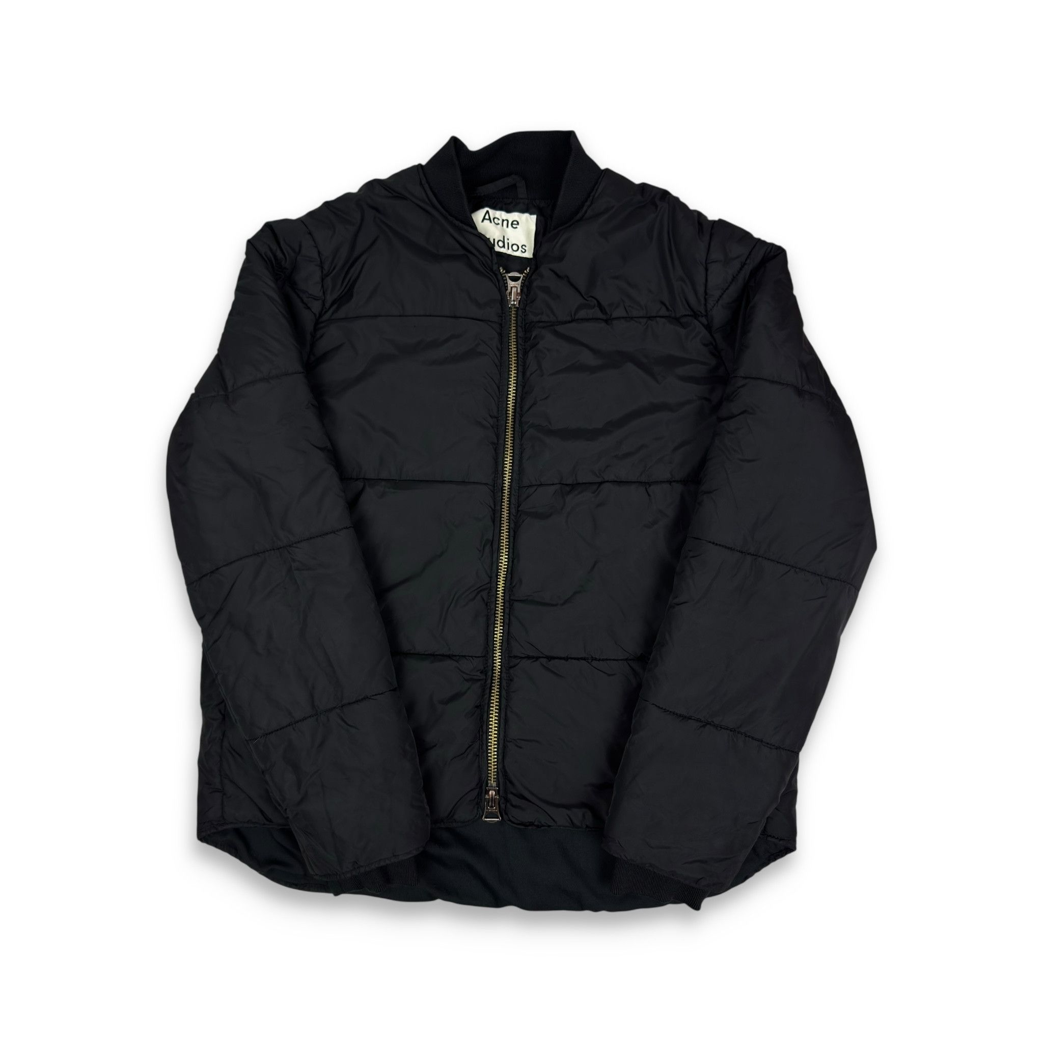 Acne Studios Acne Studios Sophia Men's Black Full Zip Bomber Jacket 38 Size US S / EU 44-46 / 1 - 1 Thumbnail