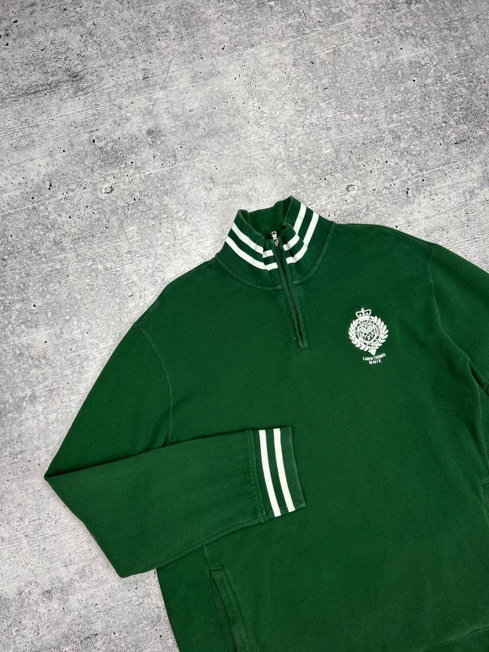 Polo Ralph Lauren × Vintage Vintage Polo Ralph Lauren 90’s Y2K Style 1/3 Zip Sweatshirt Size US XL / EU 56 / 4 - 2 Thumbnail