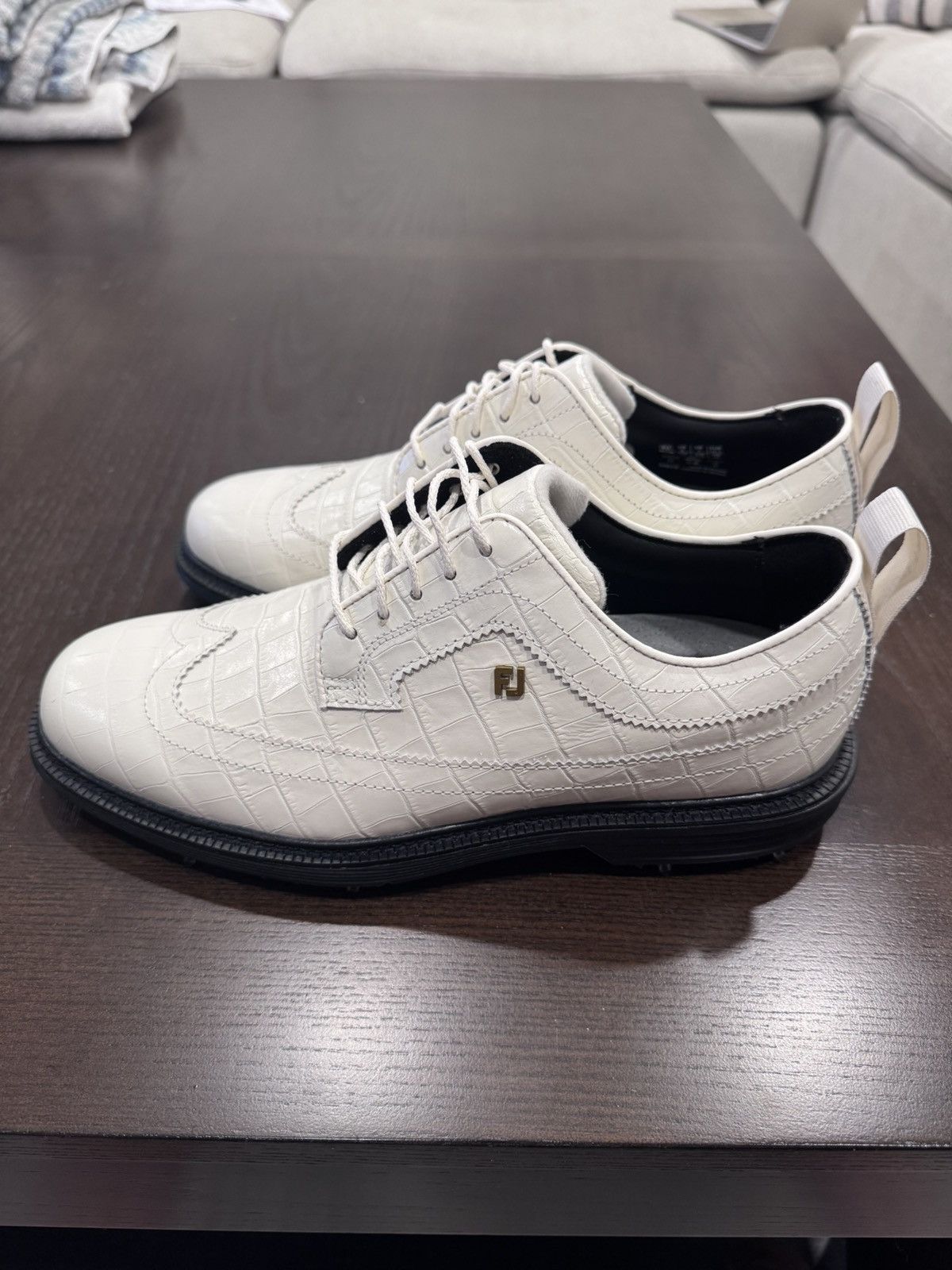 Aime Leon Dore ALD x Footjoy Croc-Embossed Premier Series Marquis Size US 8 / EU 41 - 4 Thumbnail