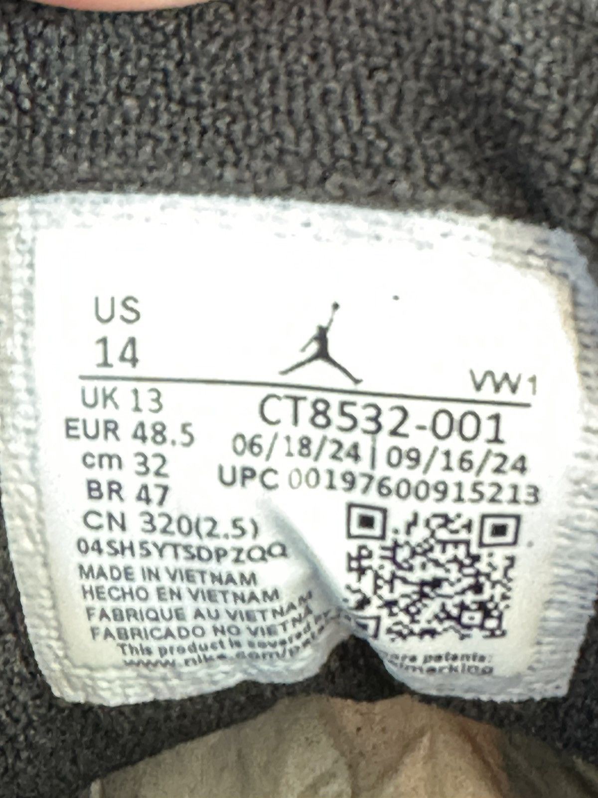 Jordan Brand Jordan 3 Retro Black Cat 2025 Size US 14 / EU 47 - 7 Thumbnail
