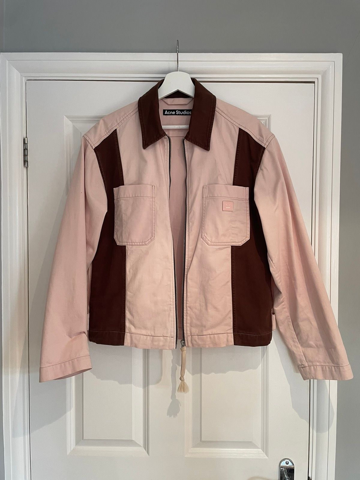 Pre-owned Acne Studios Work Jacket In Pink