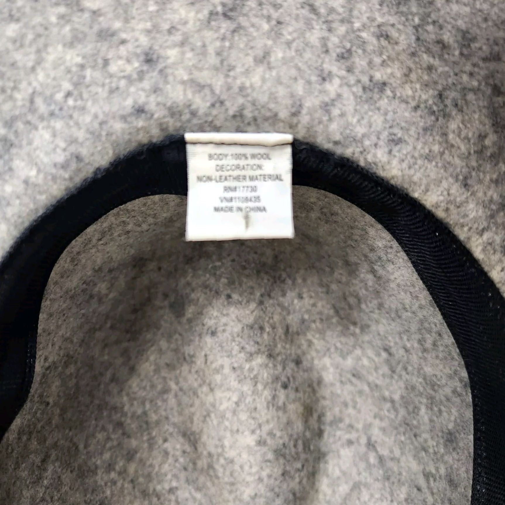 Vintage Target Fedora Hat Womens Gray 100% Wool Wide Brim One Size Strapped Felt Boho Festival Western Casual Size ONE SIZE - 7 Thumbnail