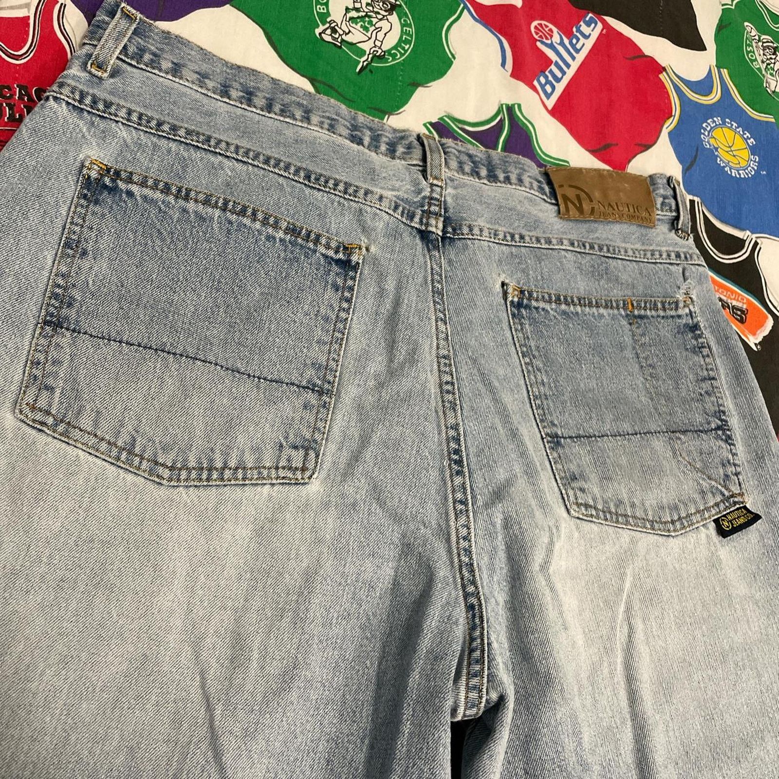 Ecko Unltd. × JNCO × Nautica Vintage Y2K Nautica Jeans Denim Baggy Shorts Mens 36 Size US 36 / EU 52 - 3 Thumbnail