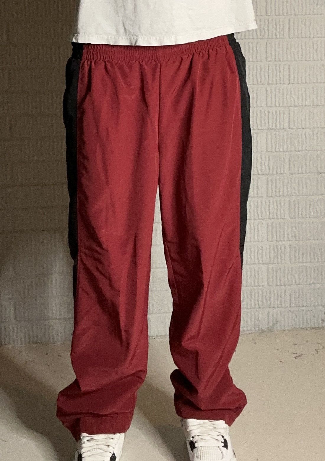 Reebok Y2K 2000s Reebok Baggy Track Pants Size US 34 / EU 50 - 1 Thumbnail