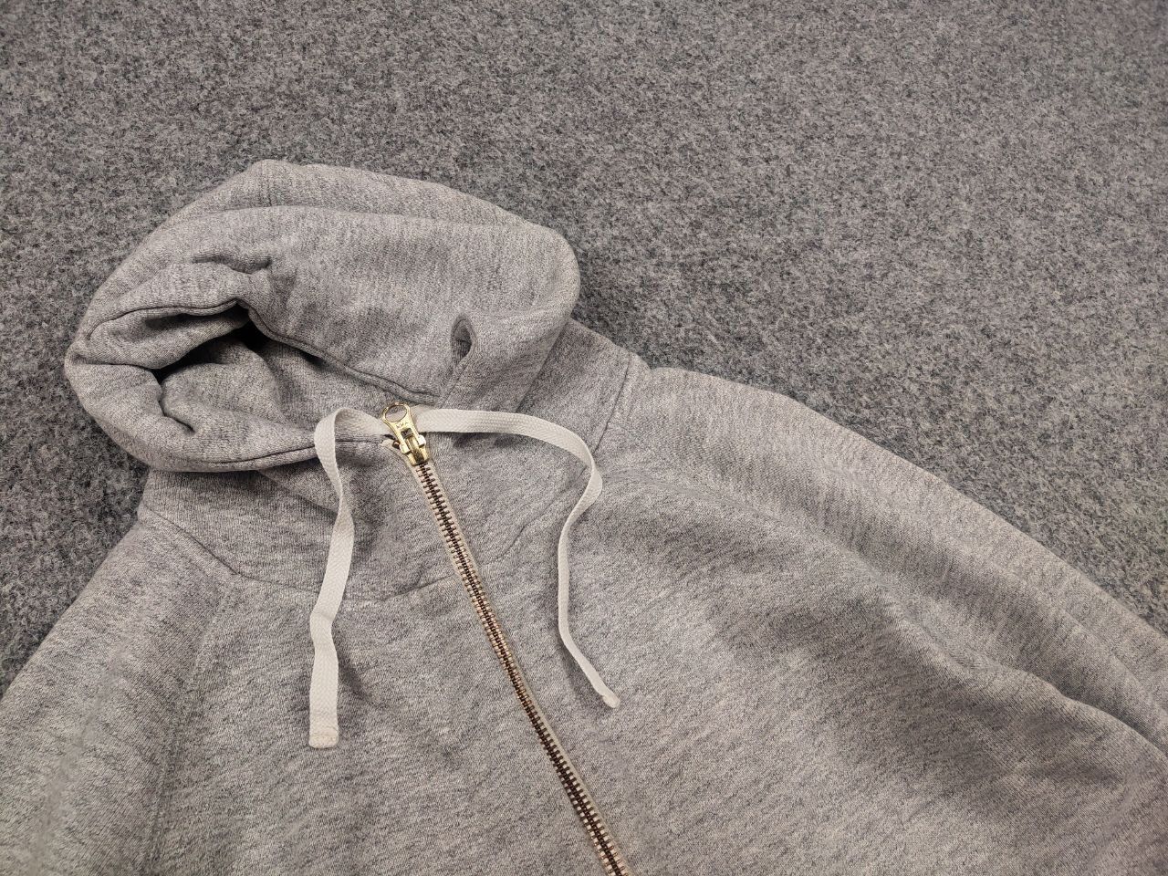 URBAN RESEARCH DOORS Urban Research Doors Vintage Japan Zip blank Gray Hoodie Size US S / EU 44-46 / 1 - 7 Thumbnail