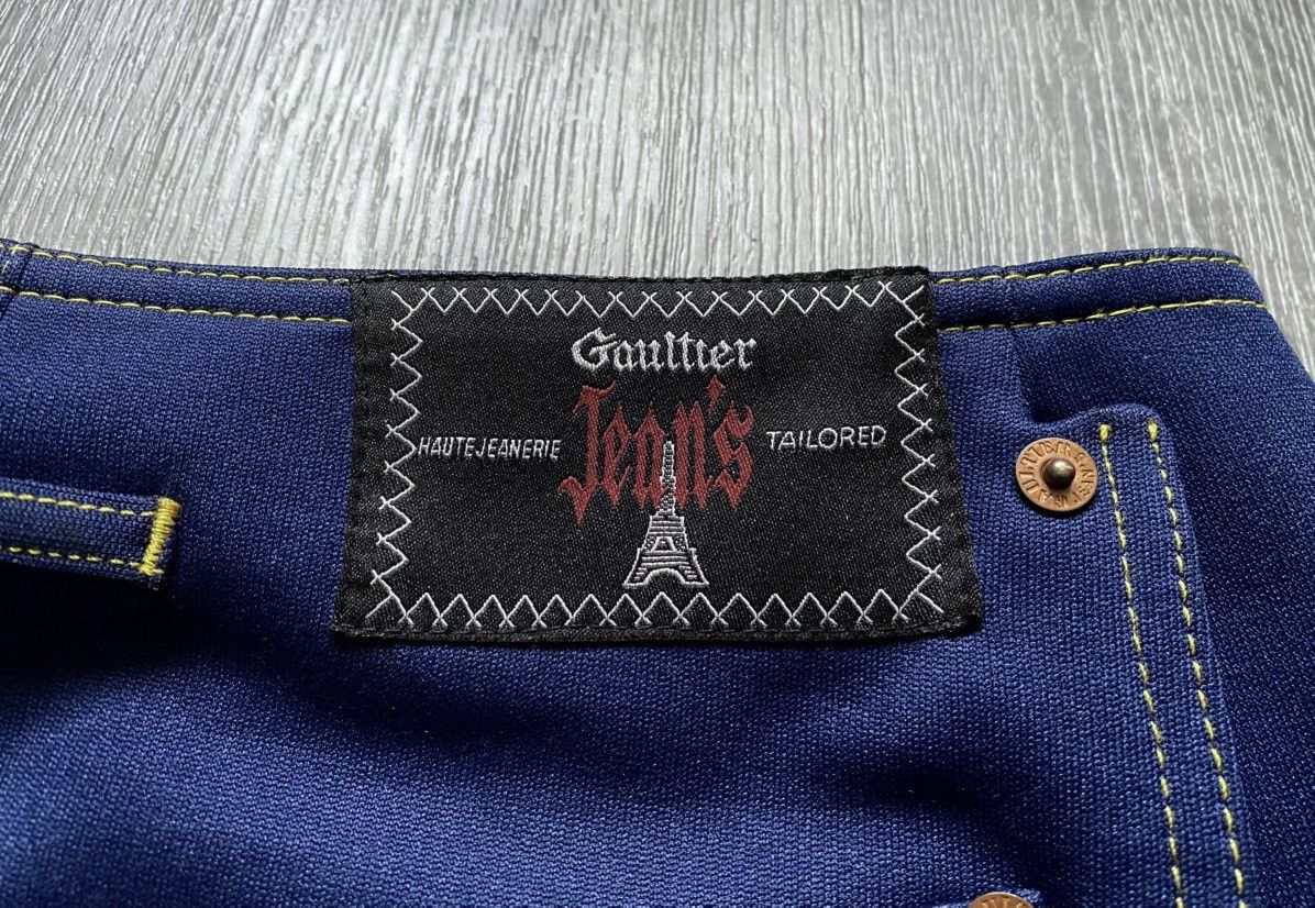 Jean Paul Gaultier Women’s Archival Gaultier Jeans Blue Polyester Mini Skirt Size 28" / US 6 / IT 42 - 16 Thumbnail