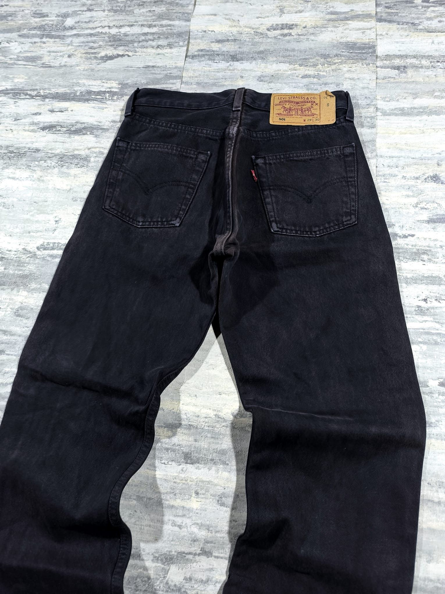 Levi's 90s vintage Levis 501 insane rare jeans made in USA Size 28" / US 6 / IT 42 - 2 Thumbnail