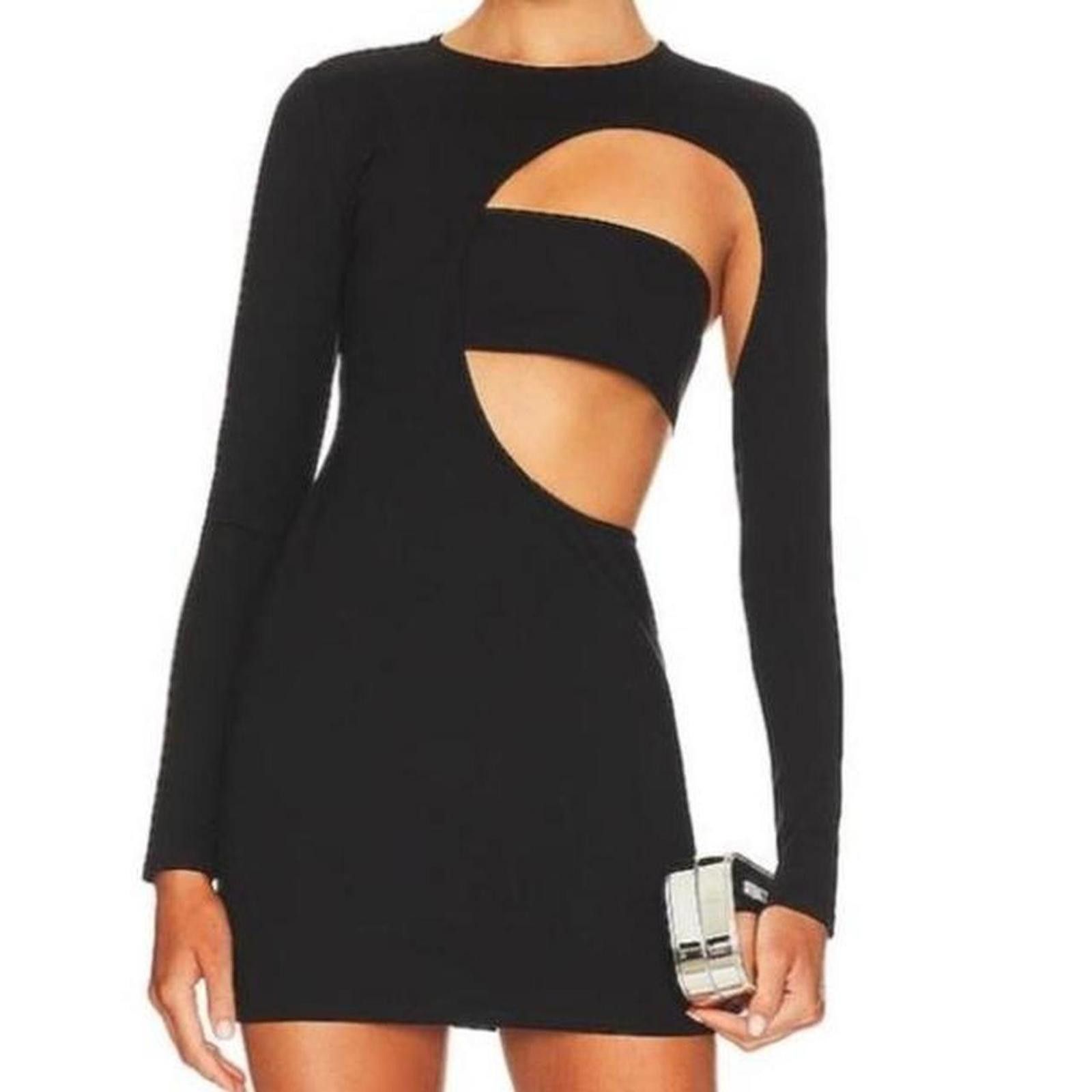 Other H.ours Black Cutout Mini Dress 🖤 (XS) Size XS / US 0-2 / IT 36-38 - 4 Thumbnail