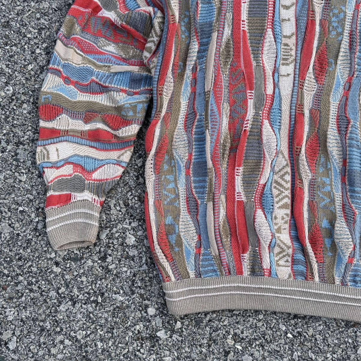 Coogi Vintage Emaroo Australia 3D Knit Sweater. Size US XS / EU 42 / 0 - 8 Thumbnail