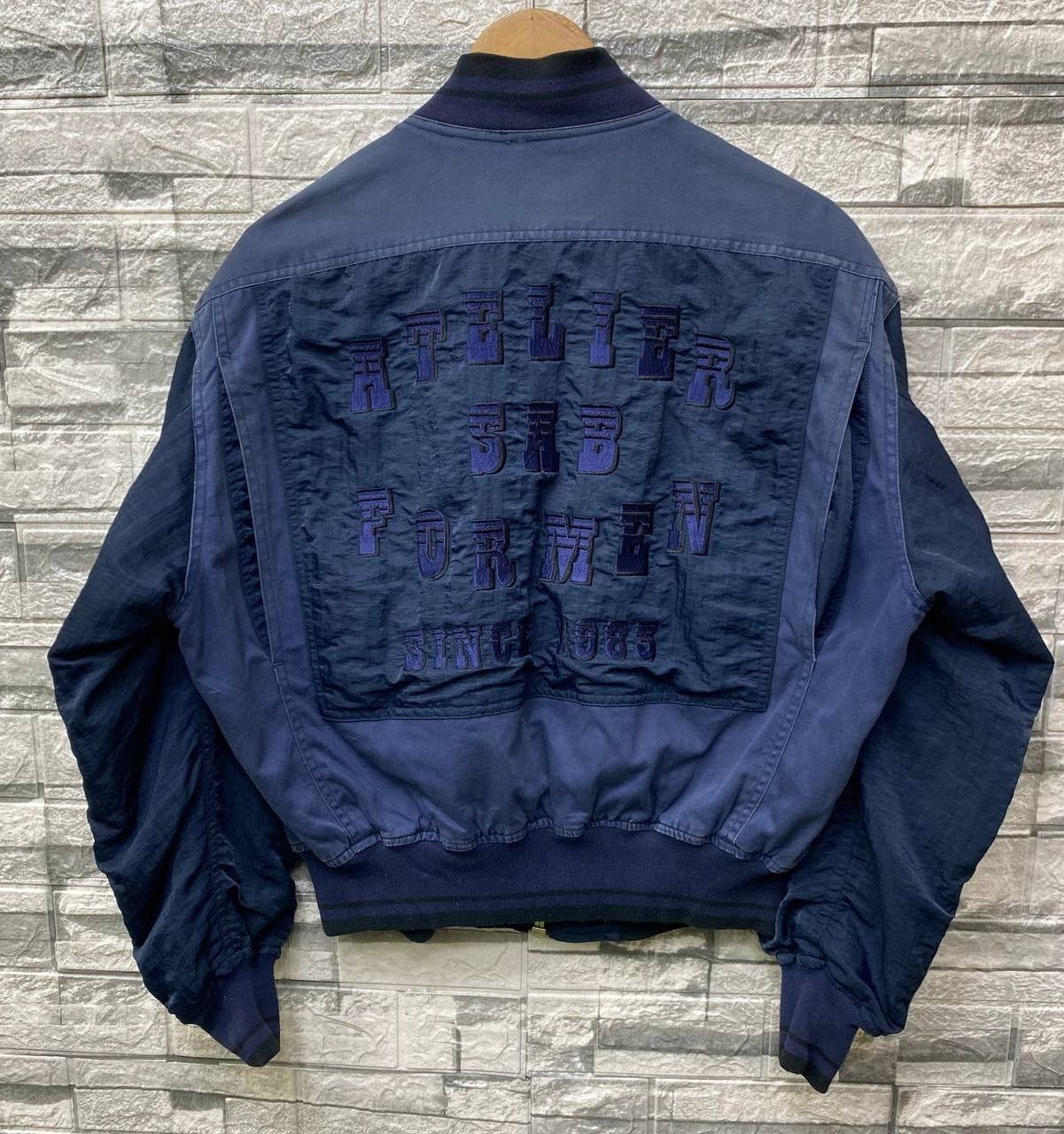 Japanese Brand YS FOR MEN ATELIER SAB FOR MEN BOMBER JACKET EMBROIDERED Size US M / EU 48-50 / 2 - 6 Thumbnail