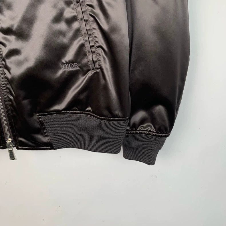 Dior Dior Black logo embroidered saddle bag zipper jacket 2501-N Size US M / EU 48-50 / 2 - 4 Thumbnail