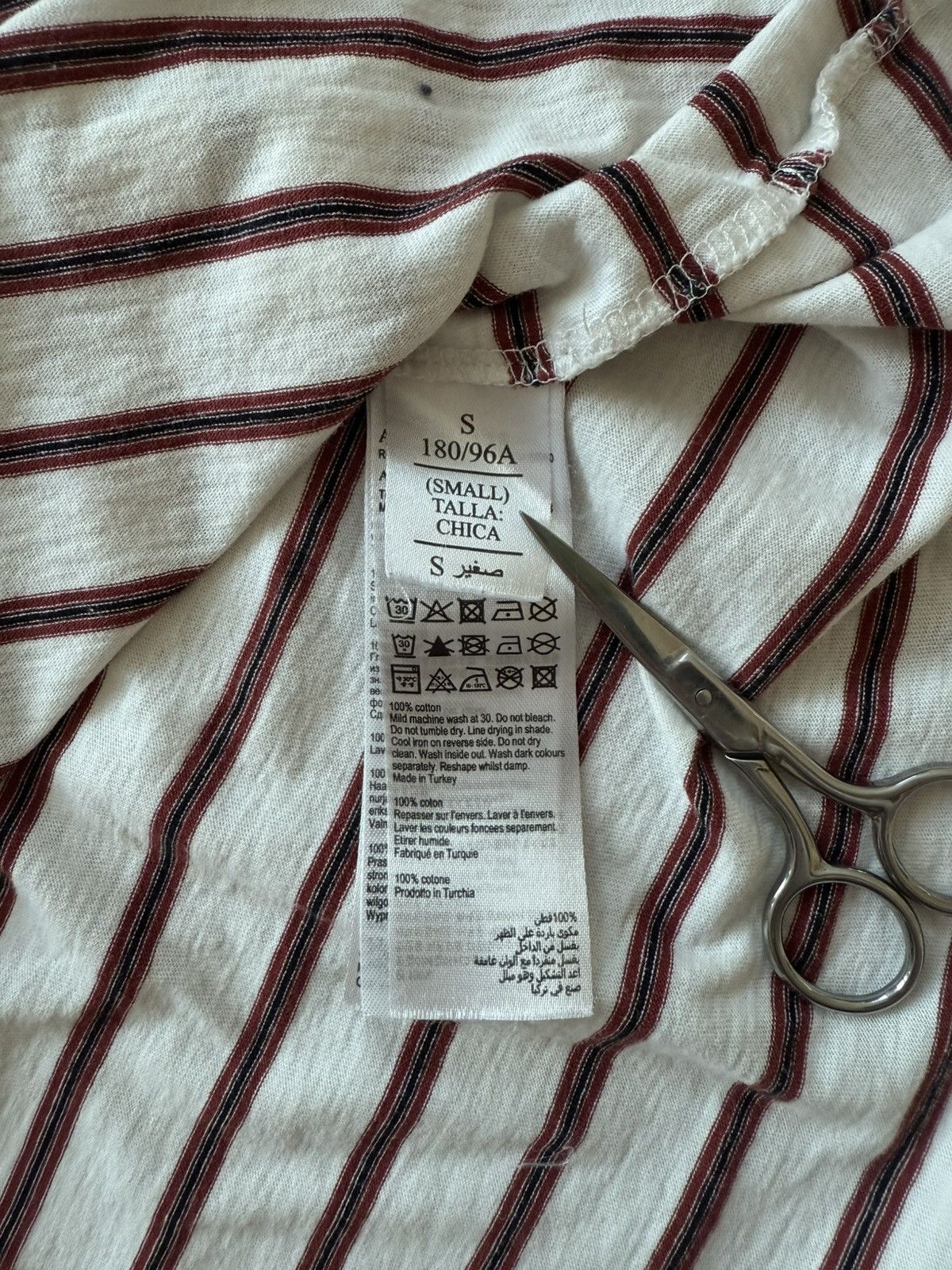 Allsaints Allsaints Travis Crew Striped Shirt Size US S / EU 44-46 / 1 - 5 Thumbnail