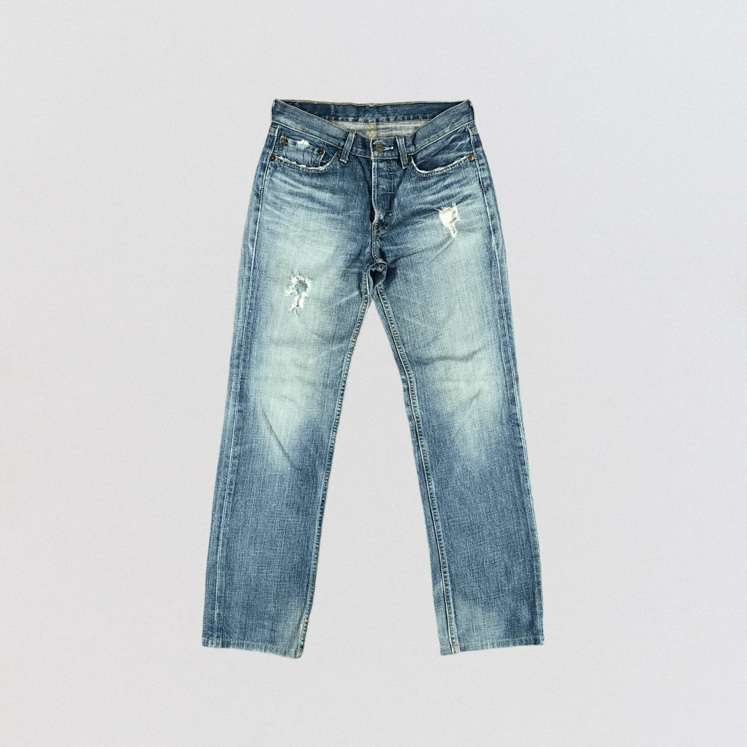 Levi's Vintage 90s Blue Wash Levis 501 Jeans-JM3057 Size US 28 / EU 44 - 1 Thumbnail