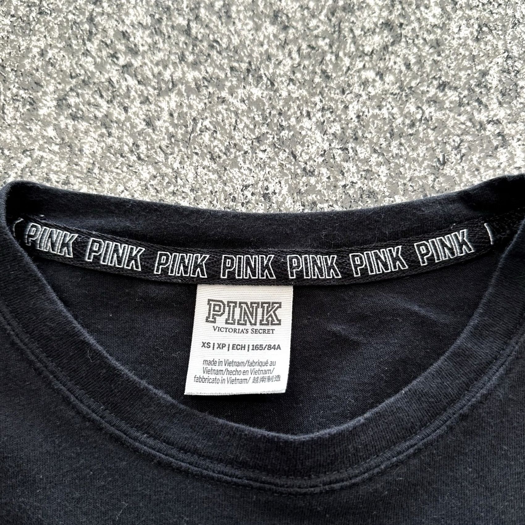 Victoria's Secret Victoria's Secret Pink Top Dress? No—Pink Victoria's Secret Long Sleeve Top Womens XS Black Campus Bling Metallic Shirt Size XS / US 0-2 / IT 36-38 - 3 Thumbnail