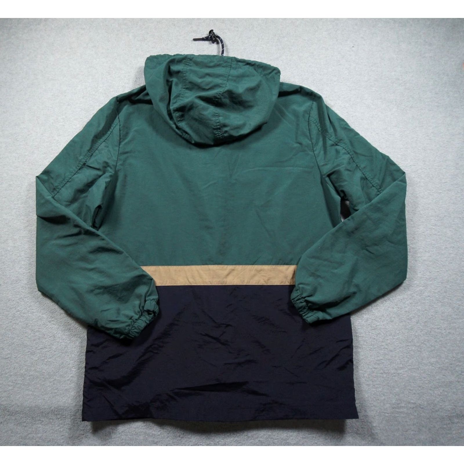 Nomad Nomad Jacket Mens Small Green Windbreaker Hooded Full Zip Colorblock Lightweight Size US M / EU 48-50 / 2 - 4 Thumbnail