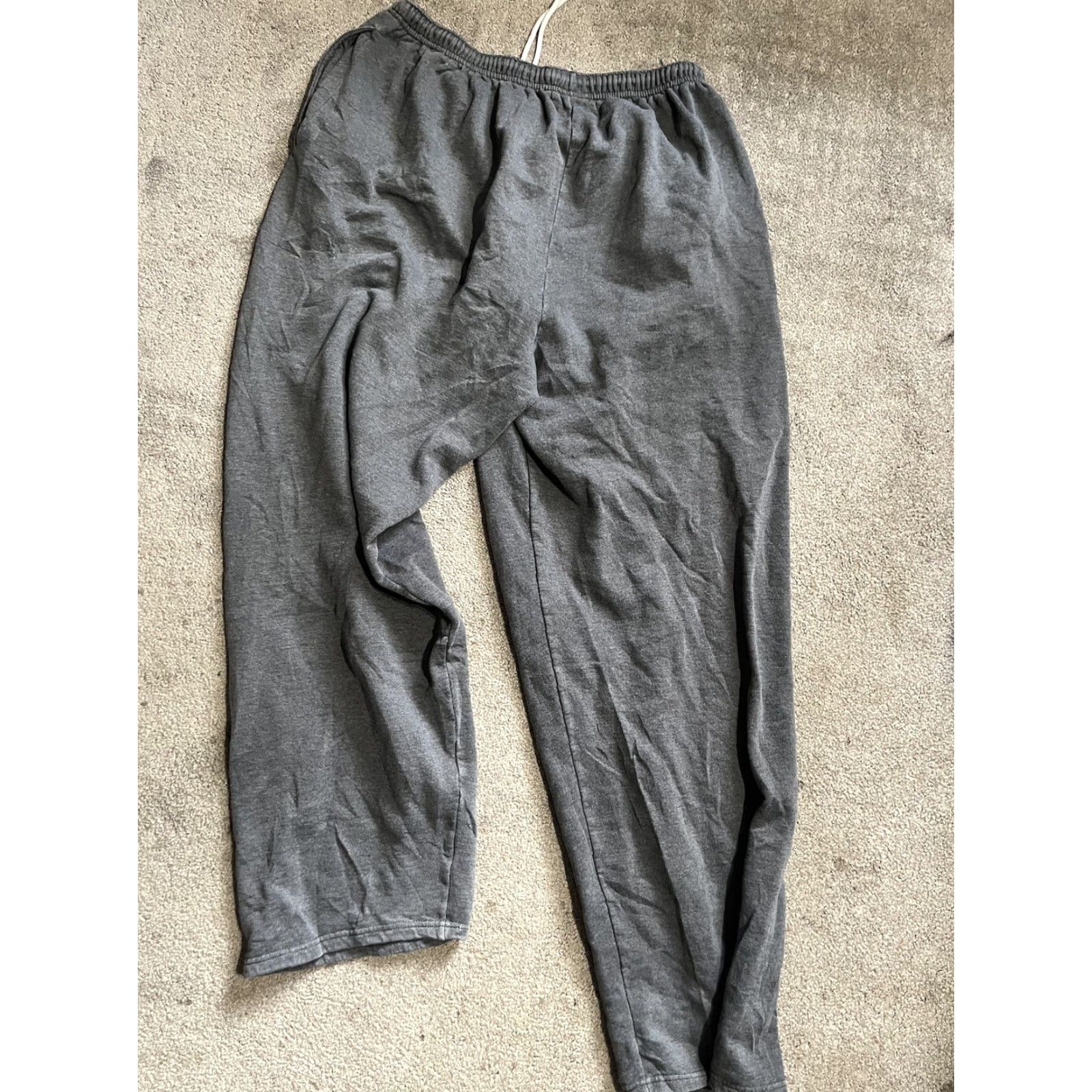 Champion VINTAGE Champion Sweatpants XL Men Pants Gray 30 in Inseam Fleece Solid Western Connecticut USA 90s Style Sportswear Size US 36 / EU 52 - 4 Thumbnail