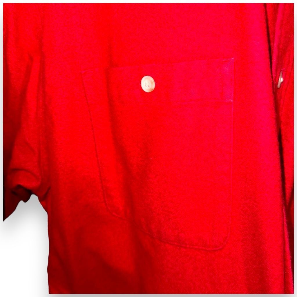 Eddie Bauer Eddie Bauer Crimson Red Chamois Flannel Sport Shirt L Size US L / EU 52-54 / 3 - 4 Thumbnail