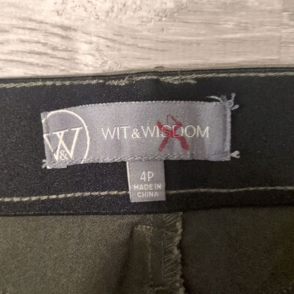 Other Wit & wisdom green jeans size 4P Size 27" / US 4 / IT 40 - 2 Thumbnail