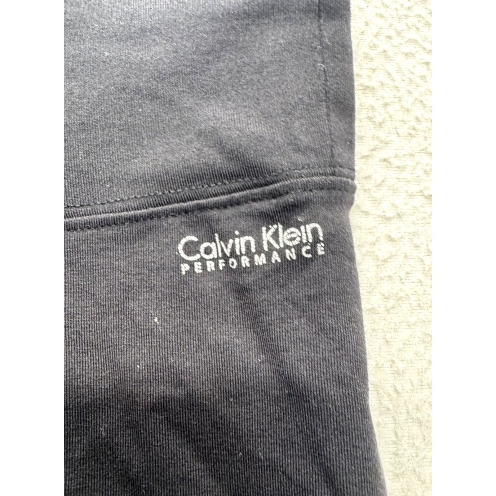 Calvin Klein Calvin Klein Performance Capri Leggings M Black Womens Leggings Capri Quick Dry Size 32" / US 10 / IT 46 - 3 Thumbnail