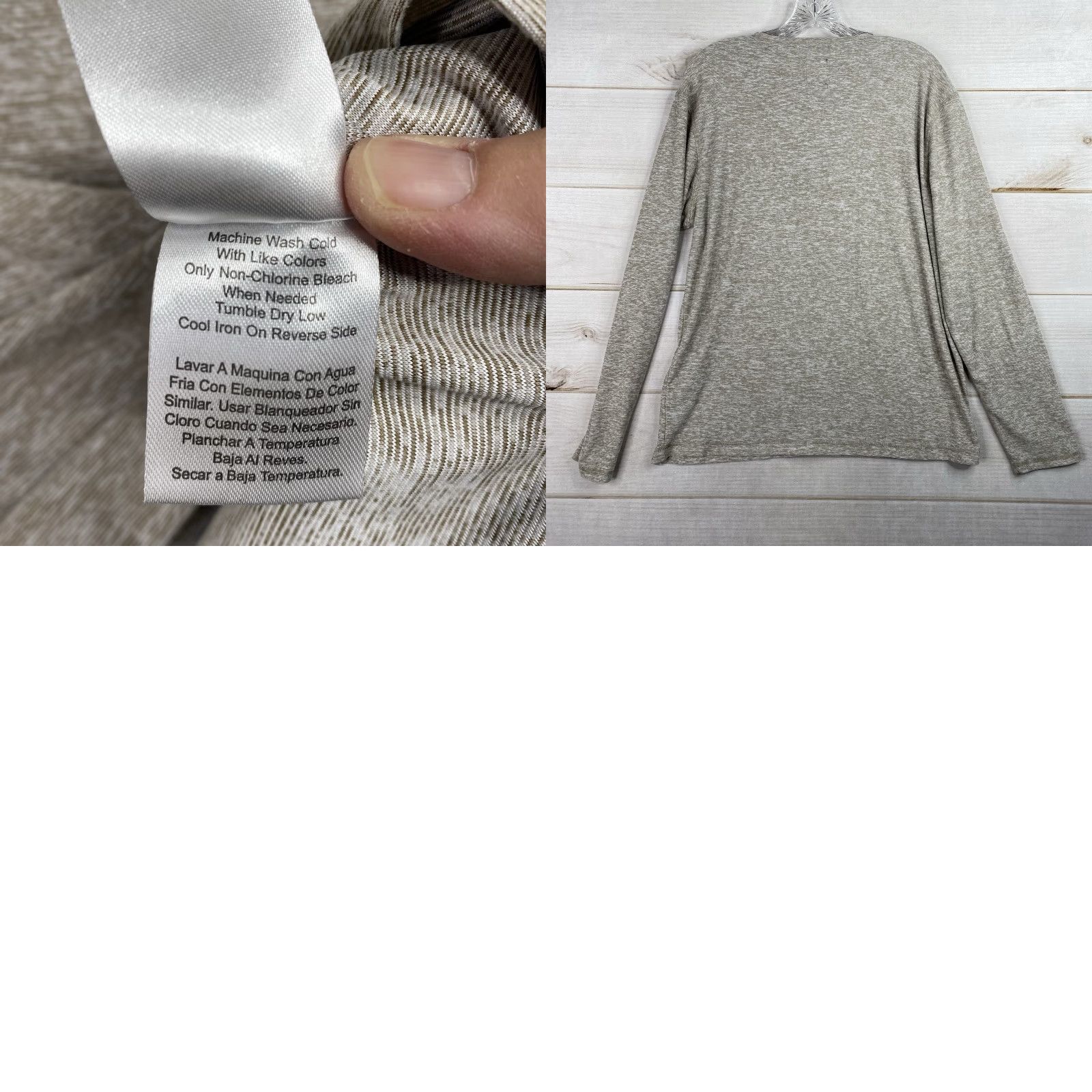 Vintage Essex Henley Shirt Men M Tan Heather Super Soft Stretch Long Sleeve Adult M Brown Solid Modern Classic Outdoors Mens Size US M / EU 48-50 / 2 - 8 Thumbnail