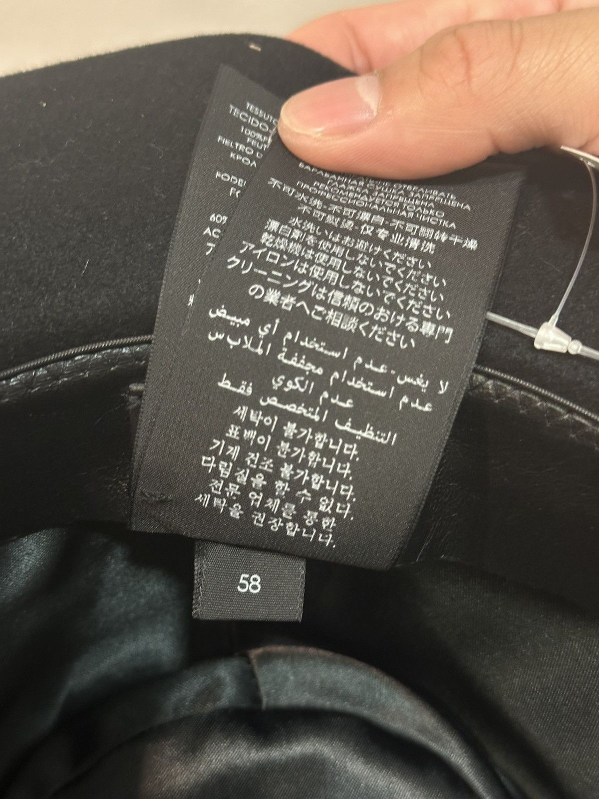 Saint Laurent Paris Rabbit Felt Fedora 58 Size ONE SIZE - 7 Thumbnail