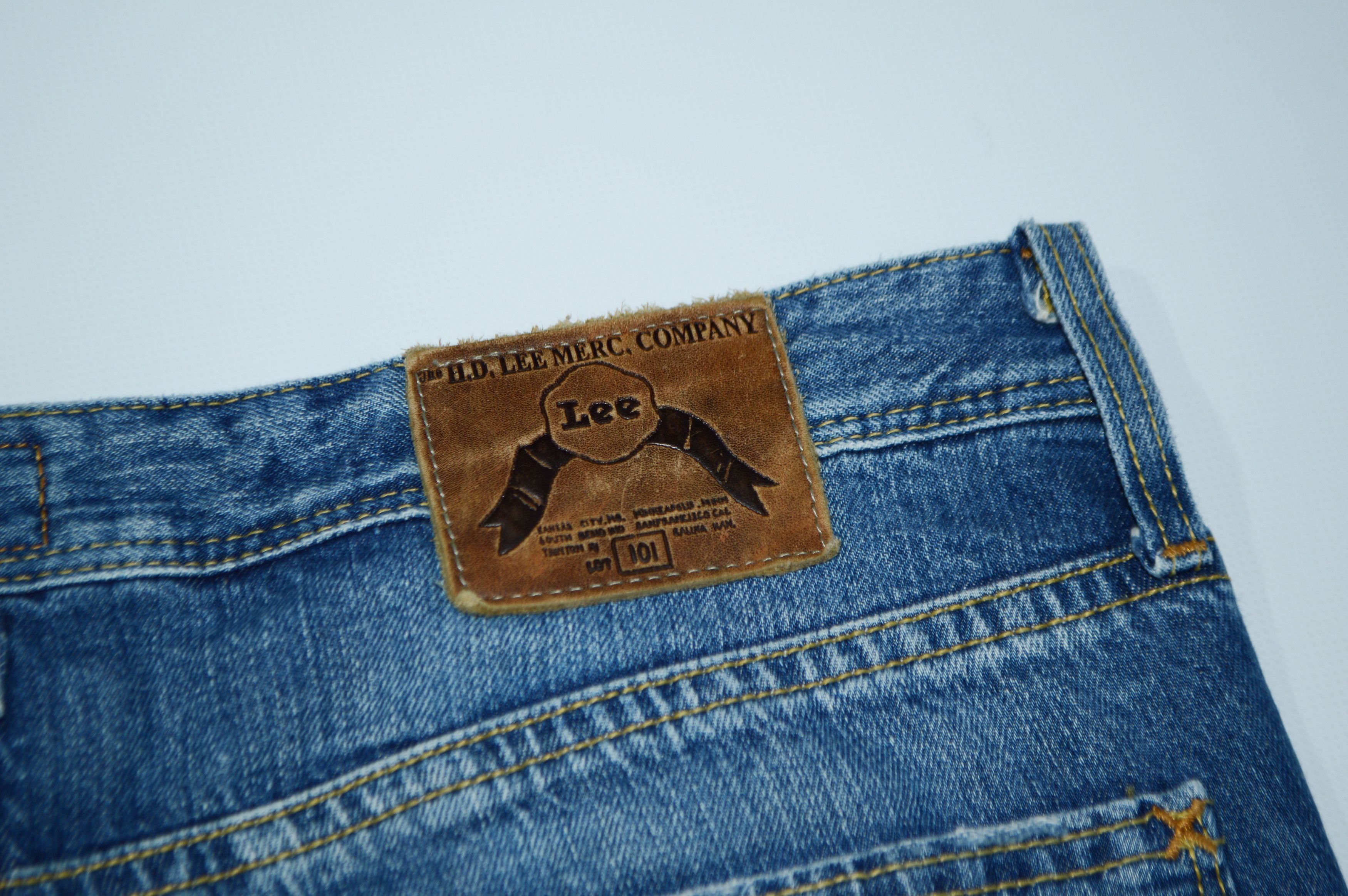 Lee Vintage Lee 101Z Regular Fit Blue Denim Jeans Size W32 L31 Size 32" / US 10 / IT 46 - 10 Thumbnail