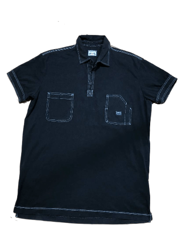 Diesel Vintage Diesel 100% Cotton Streetwear Polo Size XL Size US XL / EU 56 / 4 - 1 Thumbnail
