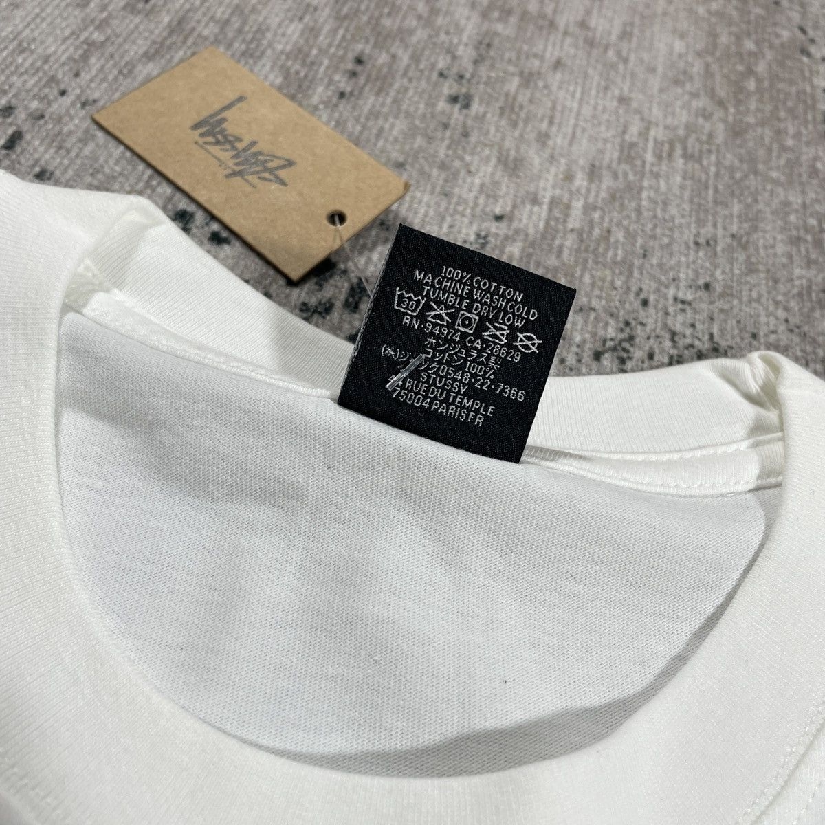 Stussy OG Stussy Gumball Logo Tee White // L Size US L / EU 52-54 / 3 - 6 Thumbnail