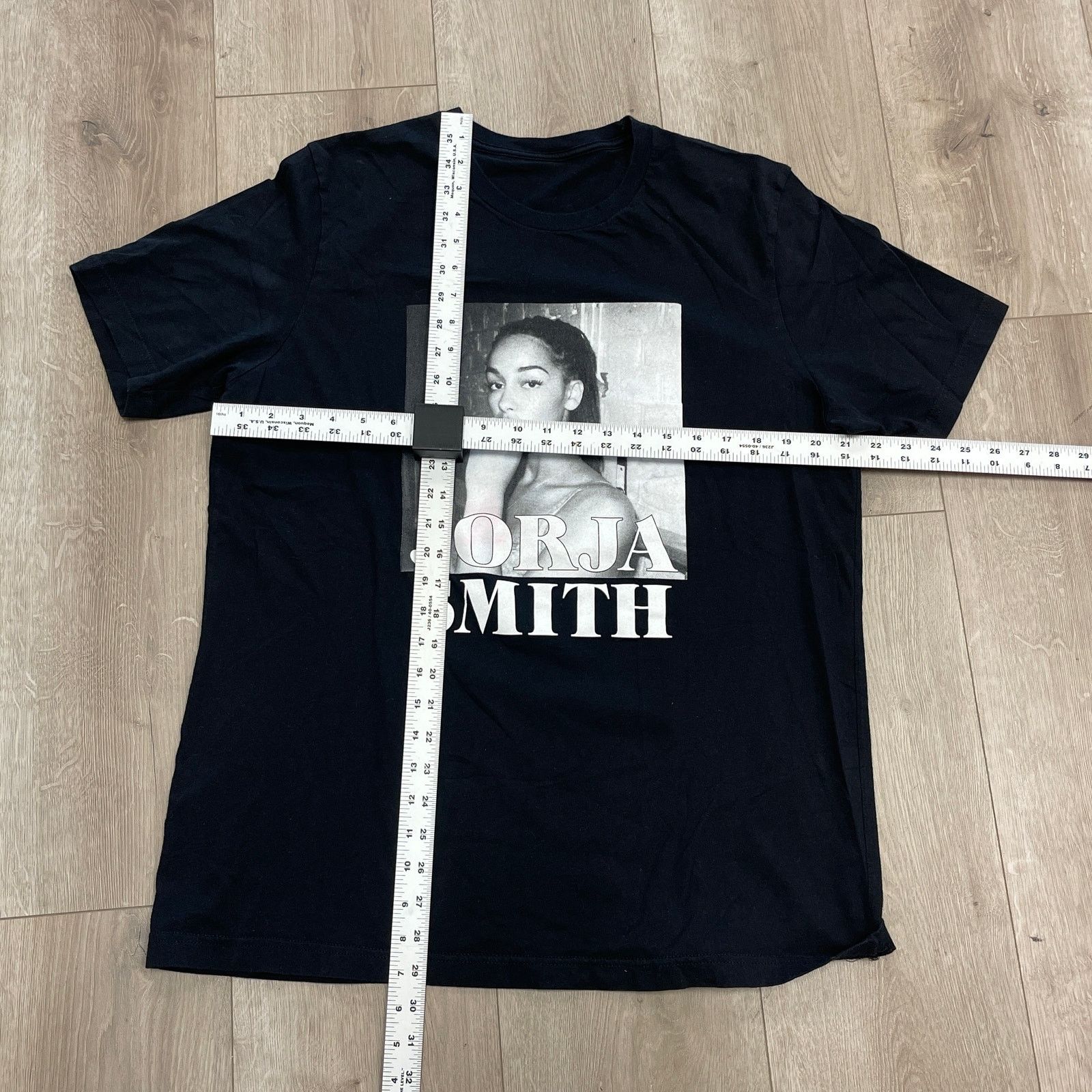 Vintage Jorja Smith Portrait Photo Tee T Shirt Black size Large L Size US L / EU 52-54 / 3 - 5 Thumbnail